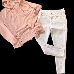 Michael Kors white jeans